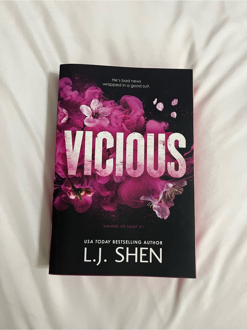 Vicious by L.J. Shen - Pink & Black Paperback